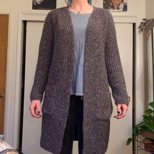 Knee-length multicolored Target cardigan (new!)